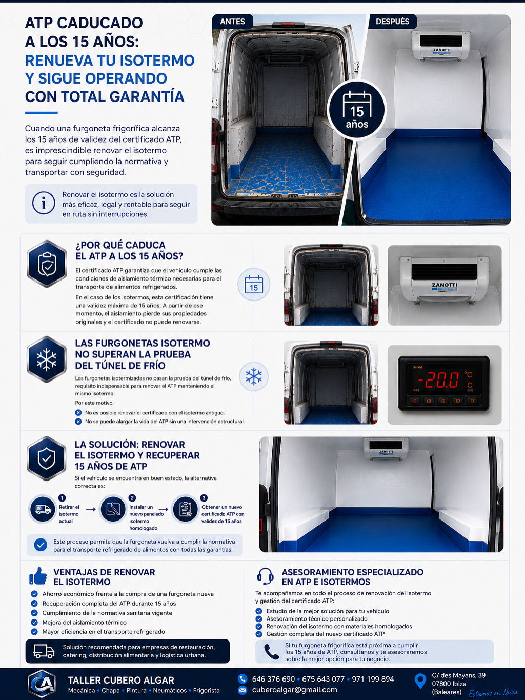 ATP Isotermo - Renovaci&oacute;n y Garant&iacute;a